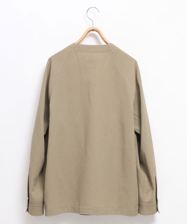 シボ加工 ストレッチ カーディガン【WEB・一部店舗限定】【セットアップ対応】