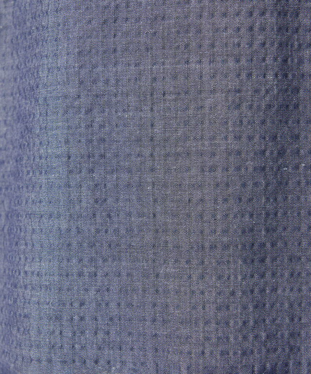 シアサッカー 七分袖 シャツ