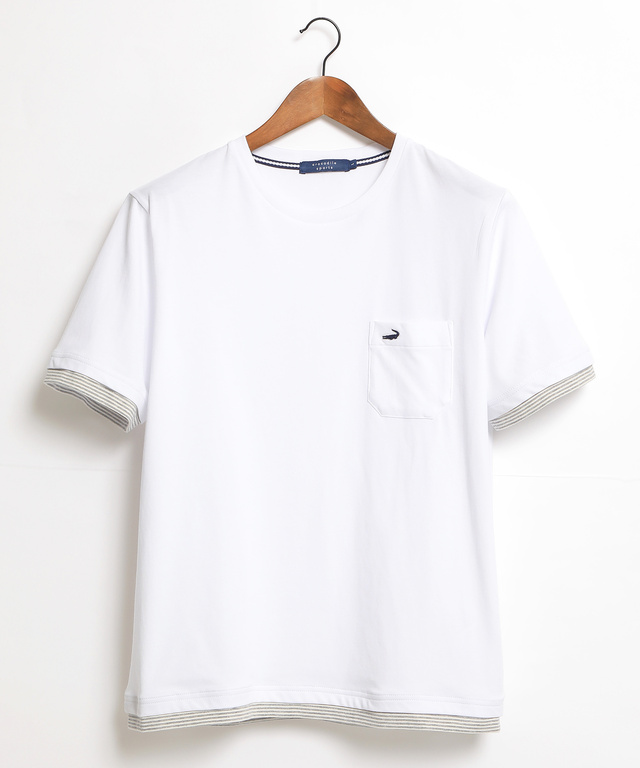 レイヤードTシャツ【吸汗速乾】