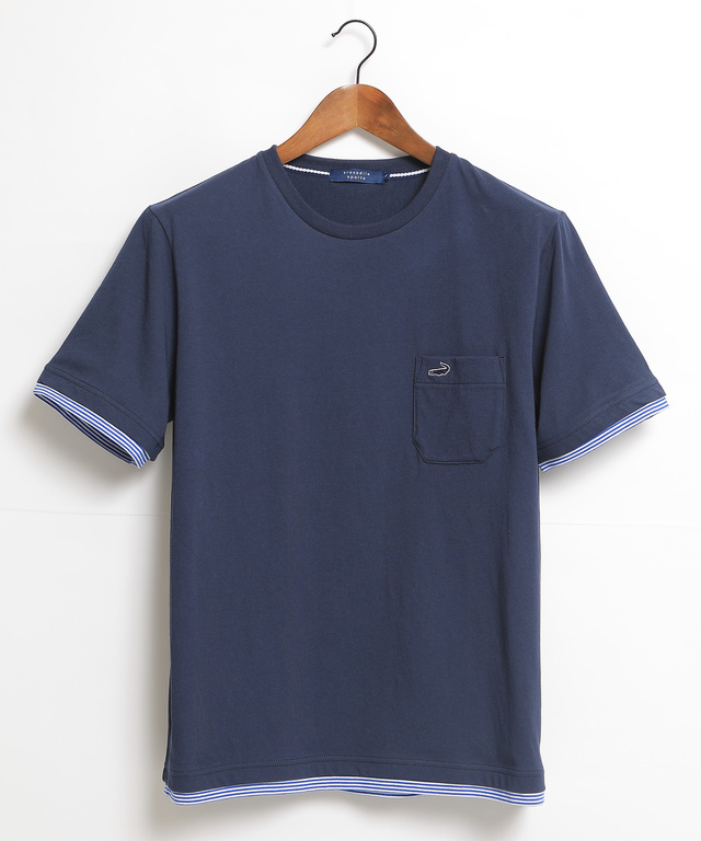 レイヤードTシャツ【吸汗速乾】