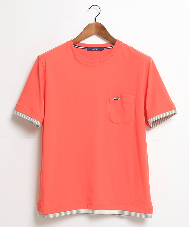 レイヤードTシャツ【吸汗速乾】
