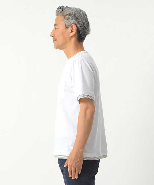 レイヤードTシャツ【吸汗速乾】