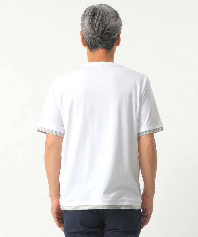 レイヤードTシャツ【吸汗速乾】