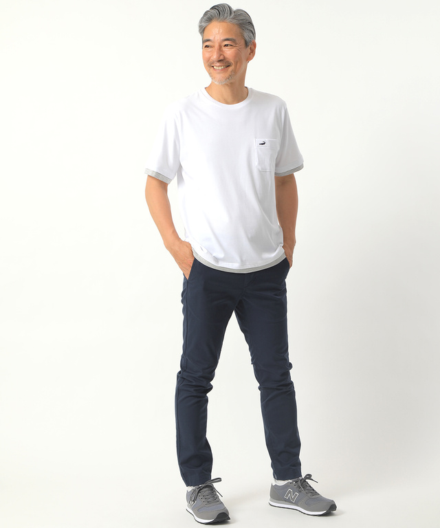 レイヤードTシャツ【吸汗速乾】
