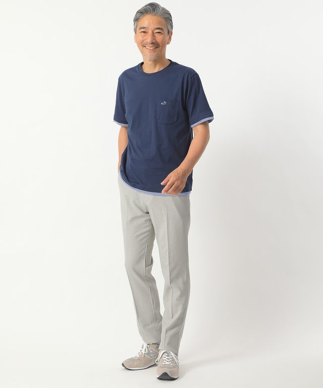 レイヤードTシャツ【吸汗速乾】