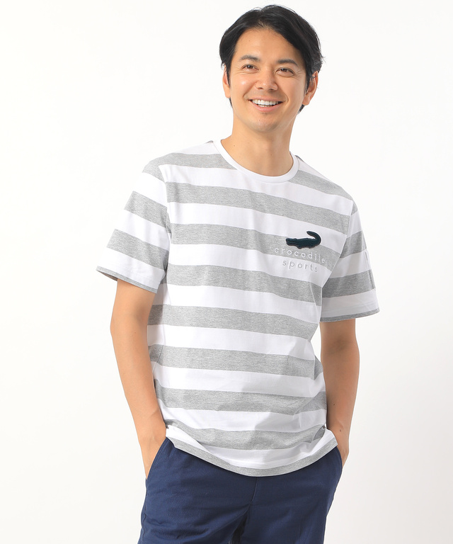 ワイドボーダーTシャツ