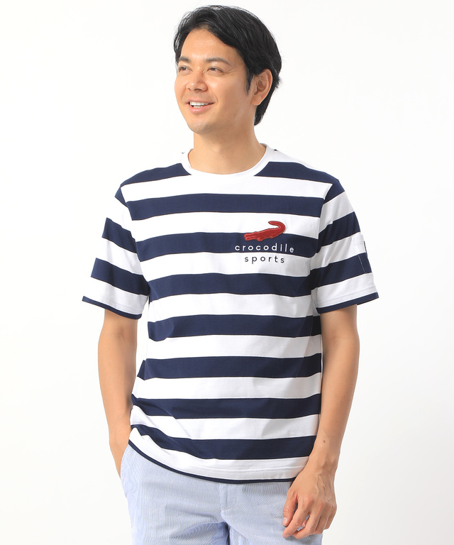 ワイドボーダーTシャツ