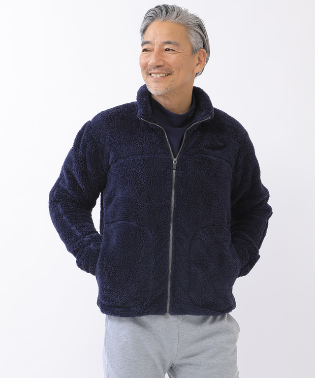 フリース ジップアップブルゾン