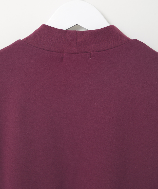 スムース  ハイネック カットソー 【ウガンダ オーガニック コットン】