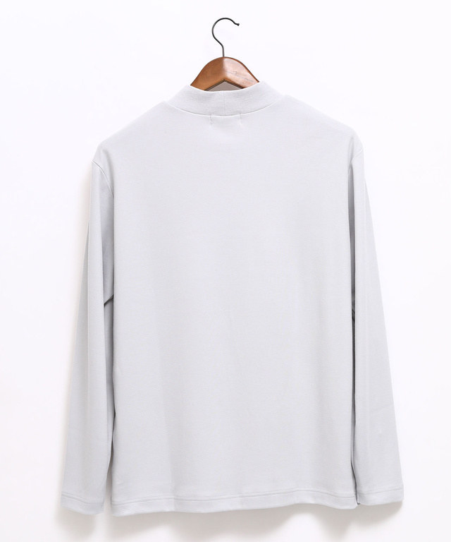 スムース  ハイネック カットソー 【ウガンダ オーガニック コットン】