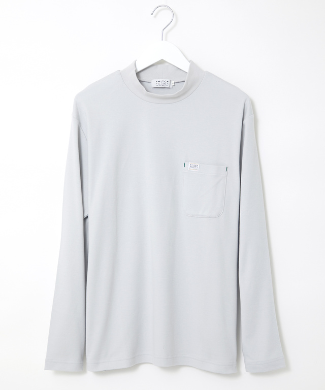 スムース  ハイネック カットソー 【ウガンダ オーガニック コットン】