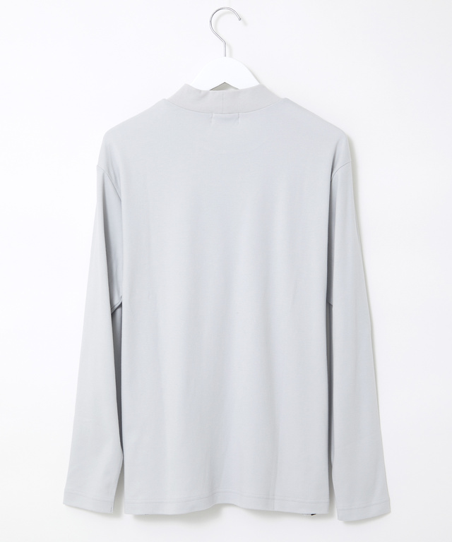 スムース  ハイネック カットソー 【ウガンダ オーガニック コットン】