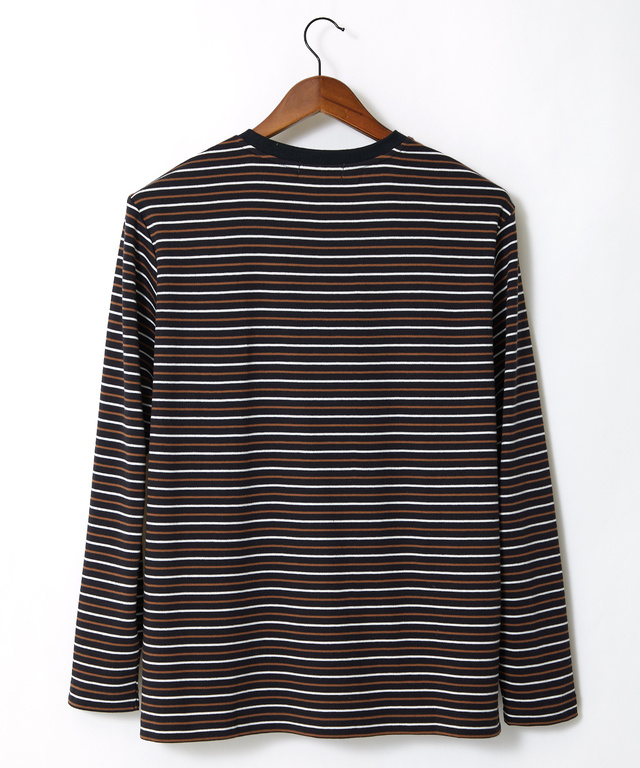 ボーダー クルーネック カットソー【ウガンダ オーガニック コットン】