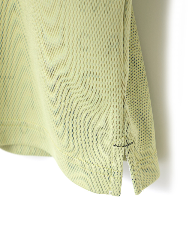 メッシュ ジャカード ロゴ カットソー