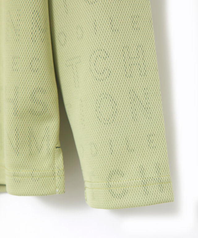 メッシュ ジャカード ロゴ カットソー