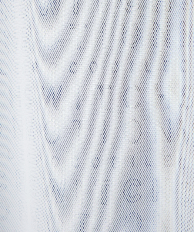 メッシュ ジャカード ロゴ カットソー