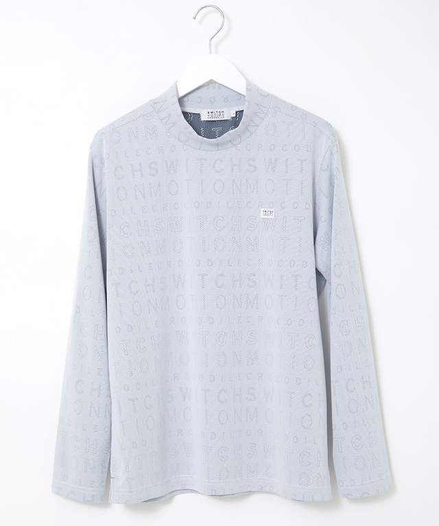 メッシュ ジャカード ロゴ カットソー