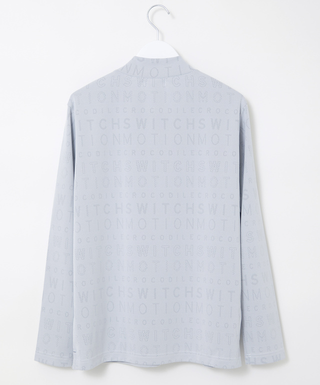 メッシュ ジャカード ロゴ カットソー