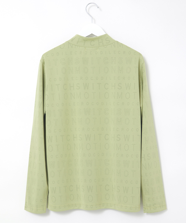 メッシュ ジャカード ロゴ カットソー