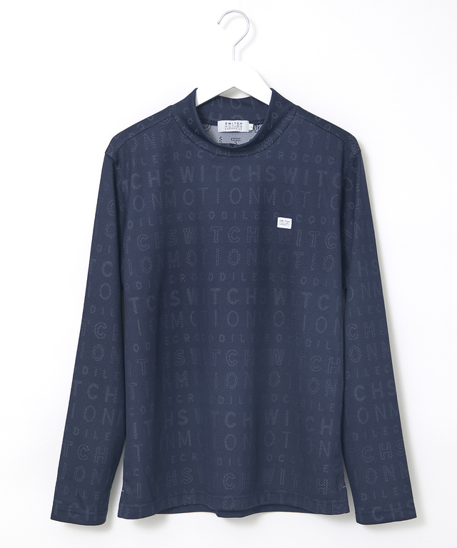 メッシュ ジャカード ロゴ カットソー