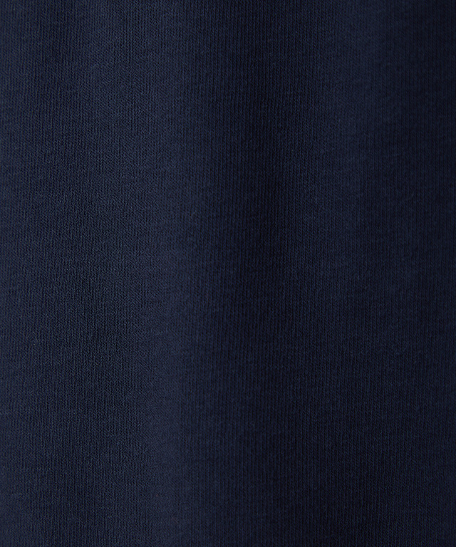 ハーフジップ スピンドルデザイン パーカー