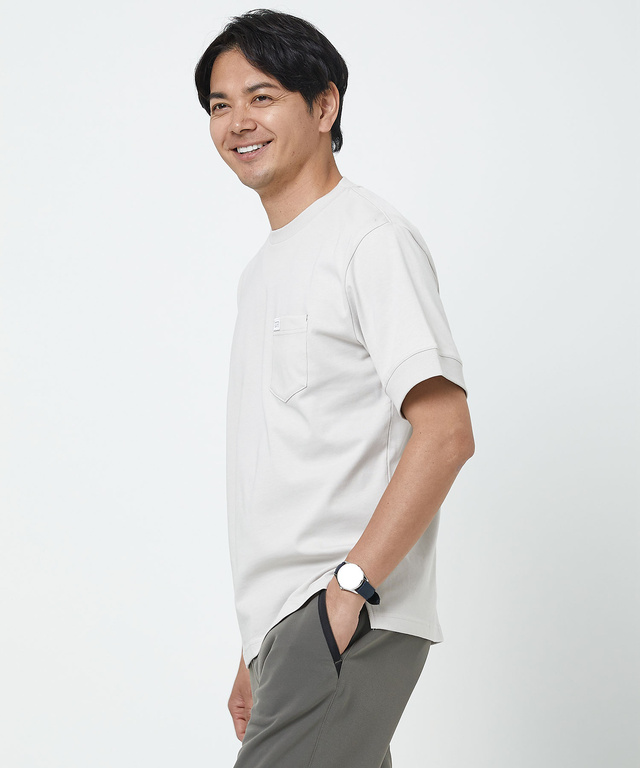 天竺 ポケット Tシャツ