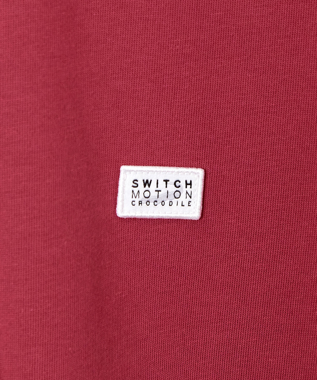 天竺 襟ライン Tシャツ