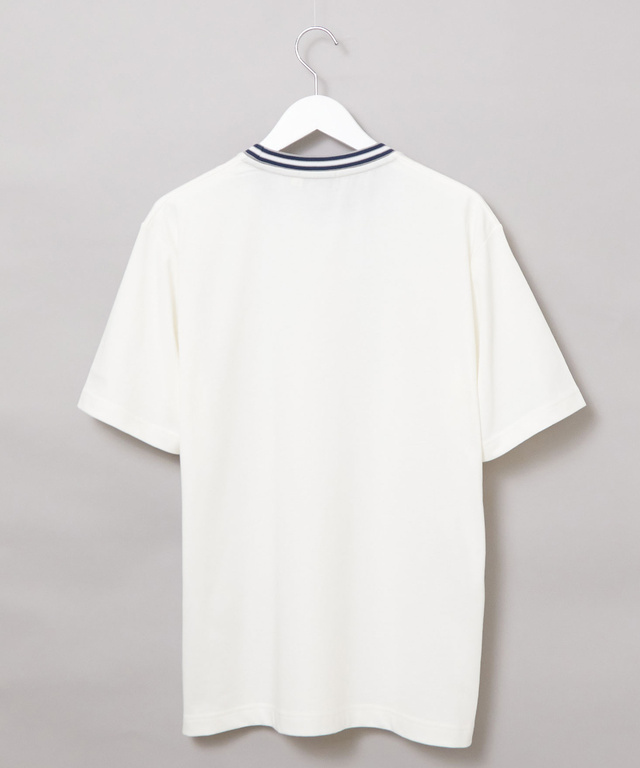 天竺 襟ライン Tシャツ