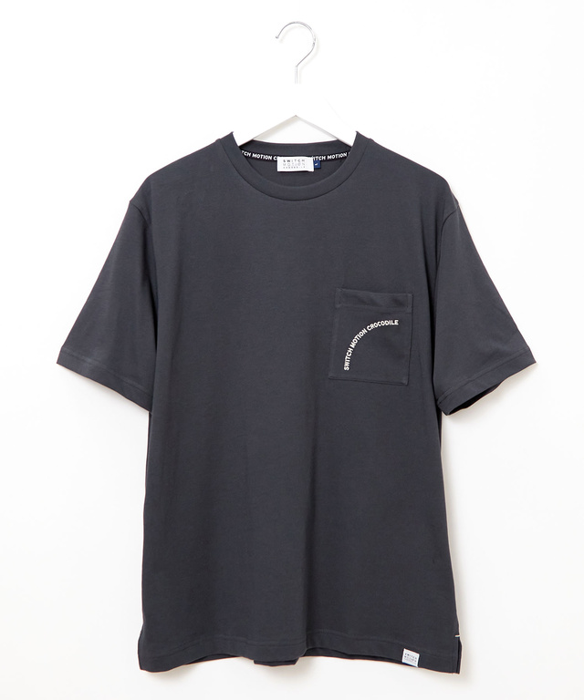 クルーネック ポケットロゴ Tシャツ