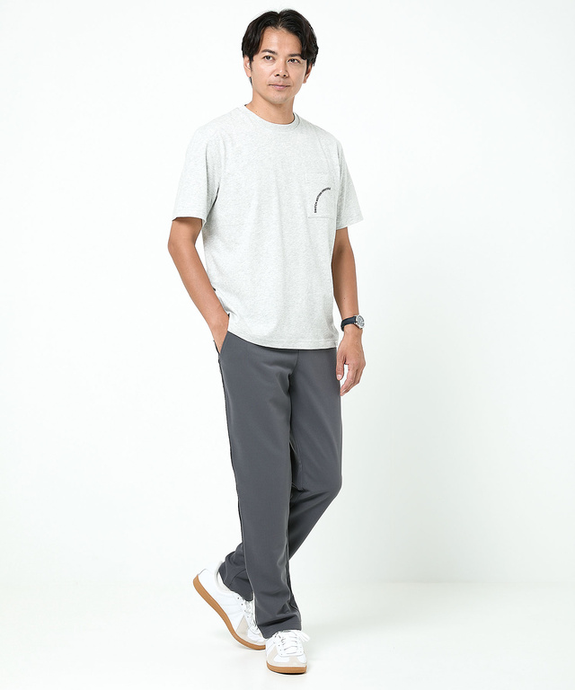 クルーネック ポケットロゴ Tシャツ