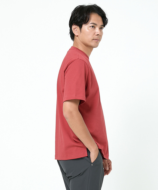 クルーネック ポケットロゴ Tシャツ