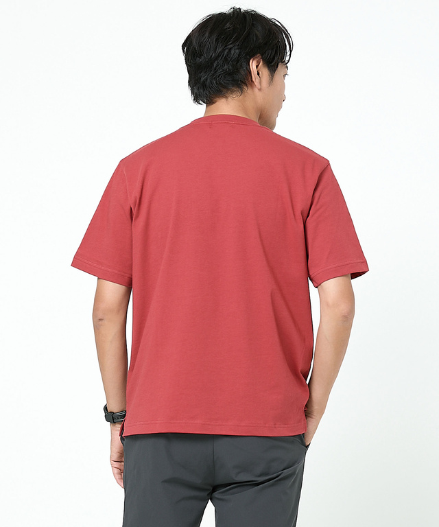 クルーネック ポケットロゴ Tシャツ