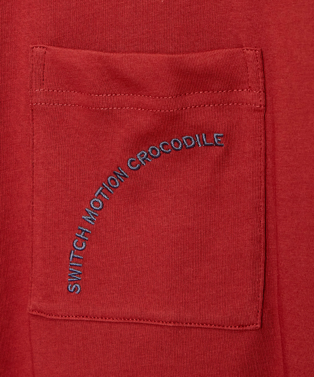 クルーネック ポケットロゴ Tシャツ