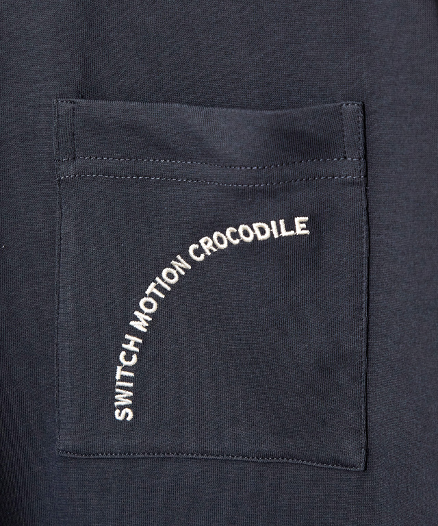 クルーネック ポケットロゴ Tシャツ