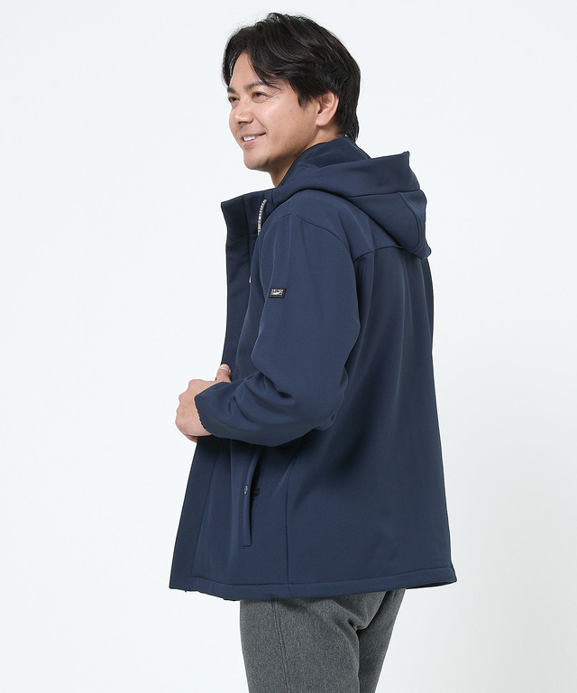 裏起毛 ロゴプリント パーカー