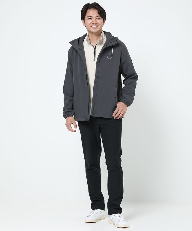 裏起毛 ロゴプリント パーカー