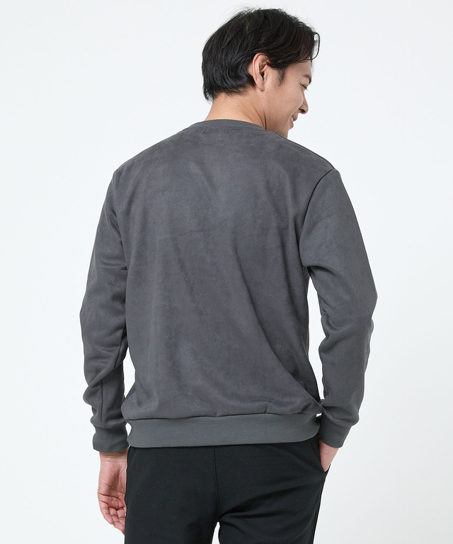 微起毛 ロゴ トレーナー