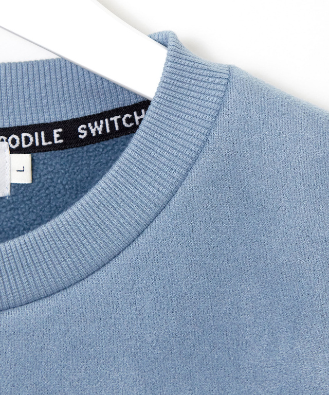 微起毛 ロゴ トレーナー