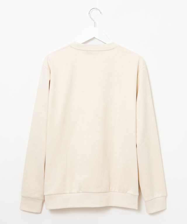 微起毛 ロゴ トレーナー