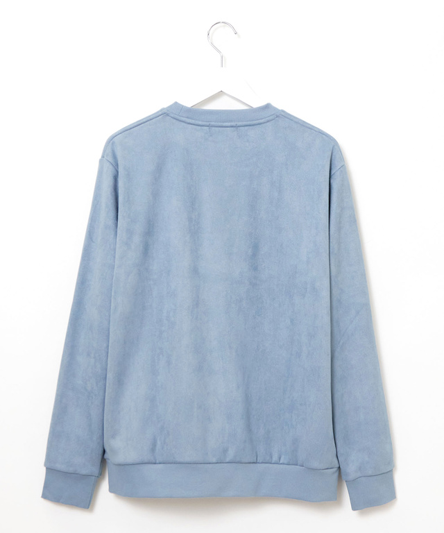 微起毛 ロゴ トレーナー