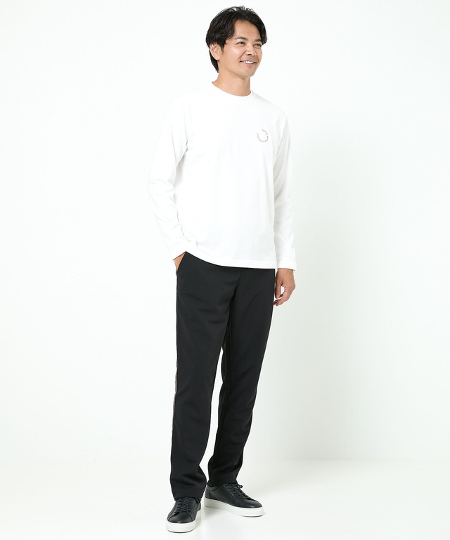 ロゴプリント 長袖Tシャツ