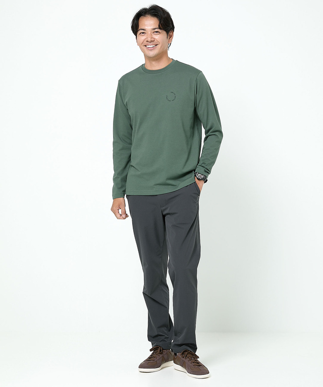 ロゴプリント 長袖Tシャツ