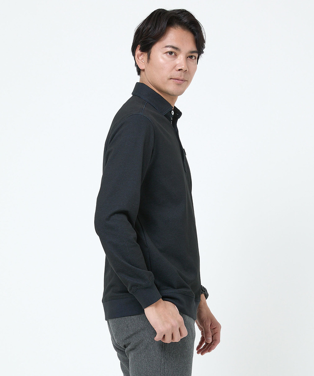 ダブルフェイス  配色 ポロシャツ