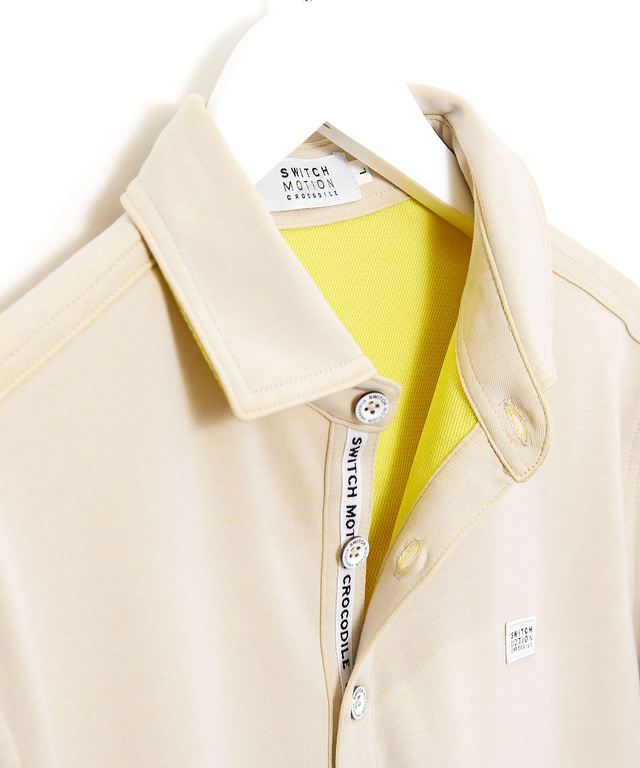 ダブルフェイス  配色 ポロシャツ