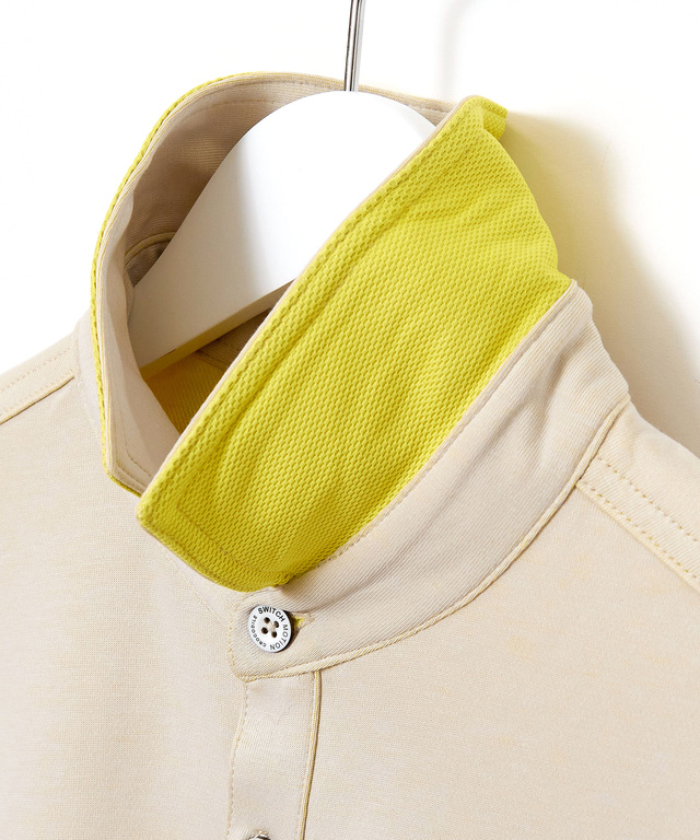 ダブルフェイス  配色 ポロシャツ