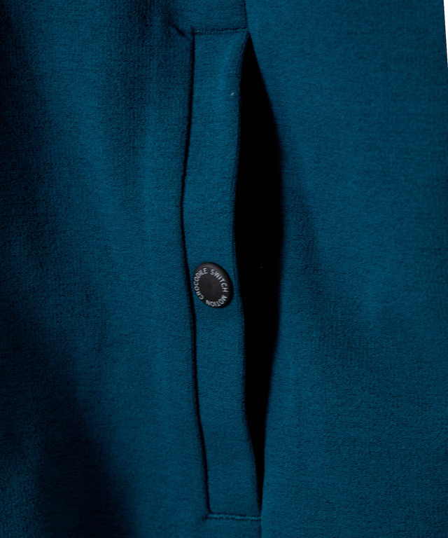 ジャージ素材 フルジップ ブルゾン