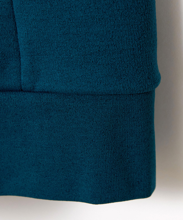 ジャージ素材 フルジップ ブルゾン