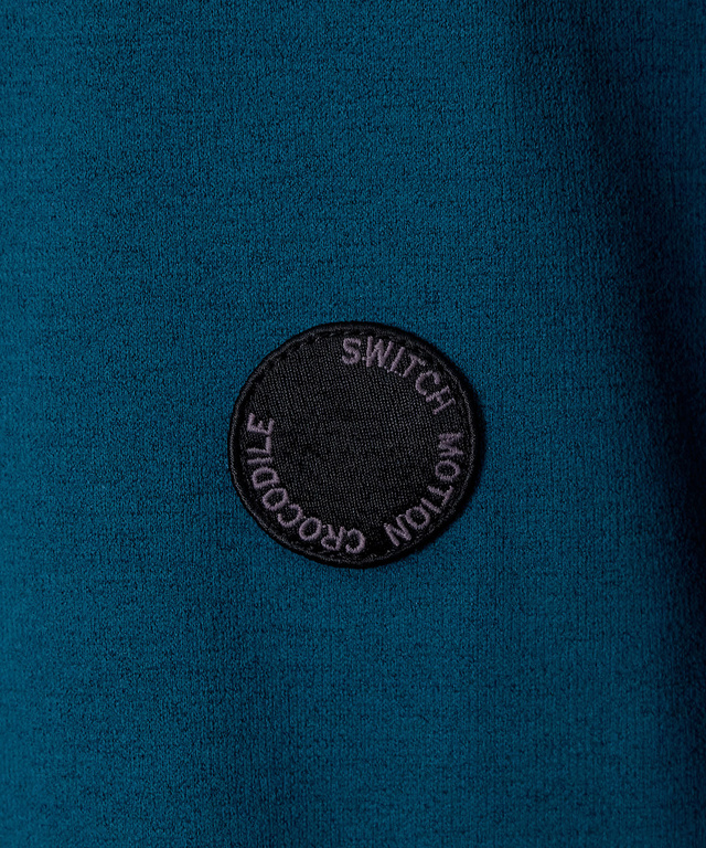 ジャージ素材 フルジップ ブルゾン