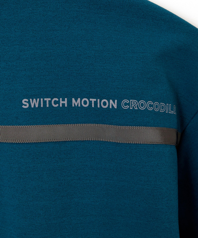 ジャージ素材 フルジップ ブルゾン