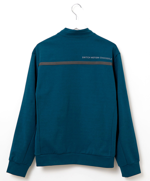 ジャージ素材 フルジップ ブルゾン